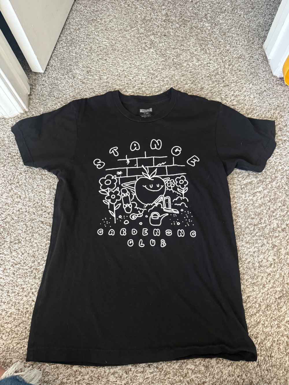 STANCE Tshirt Black Gardening Club Small